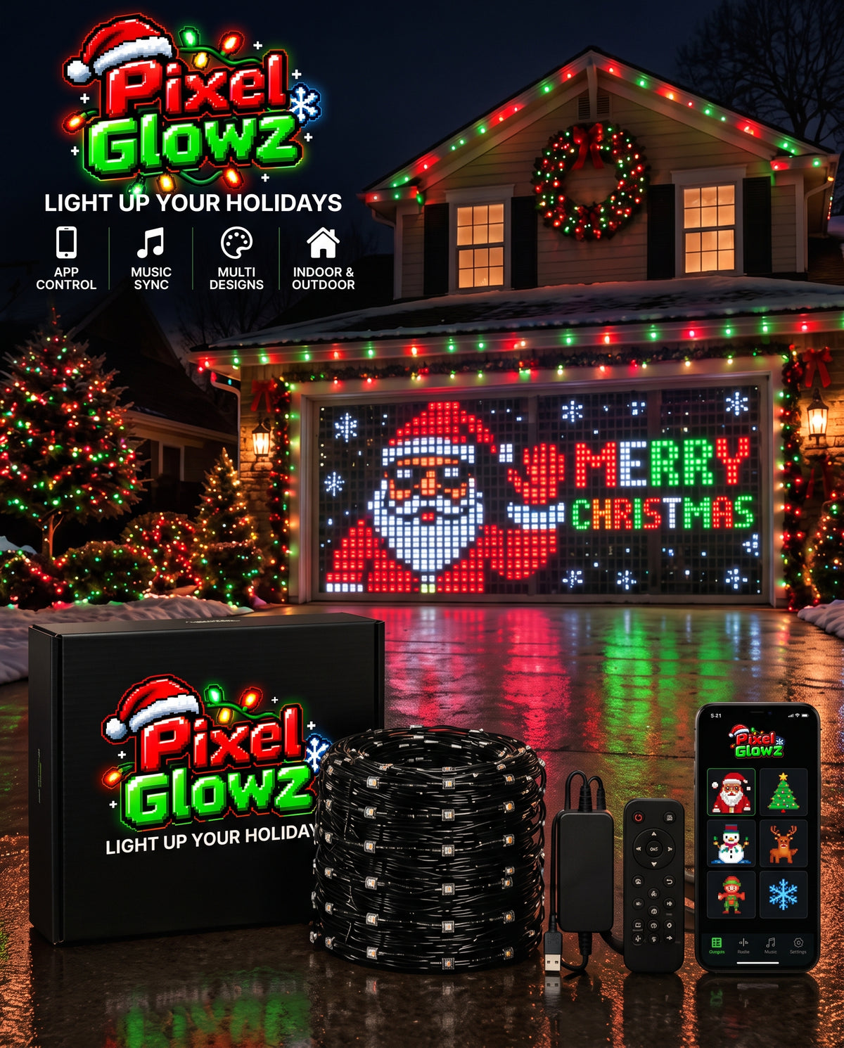 PixelGlowz™ ANIMATED LED PIXELS LIGHTS
